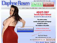 Tablet Screenshot of daphnerosenonline.com